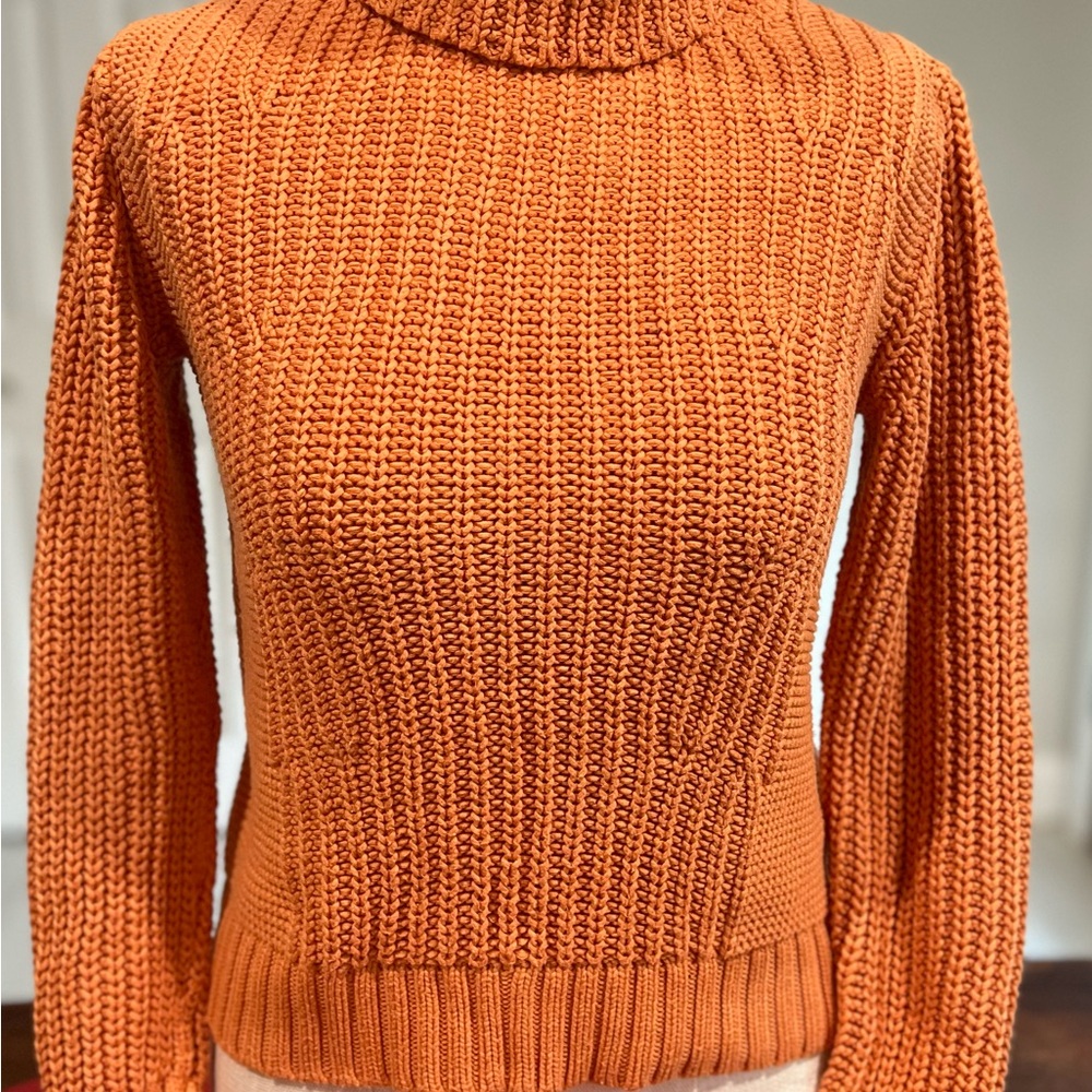 Hot Turtleneck Apricot Bellini Size Small